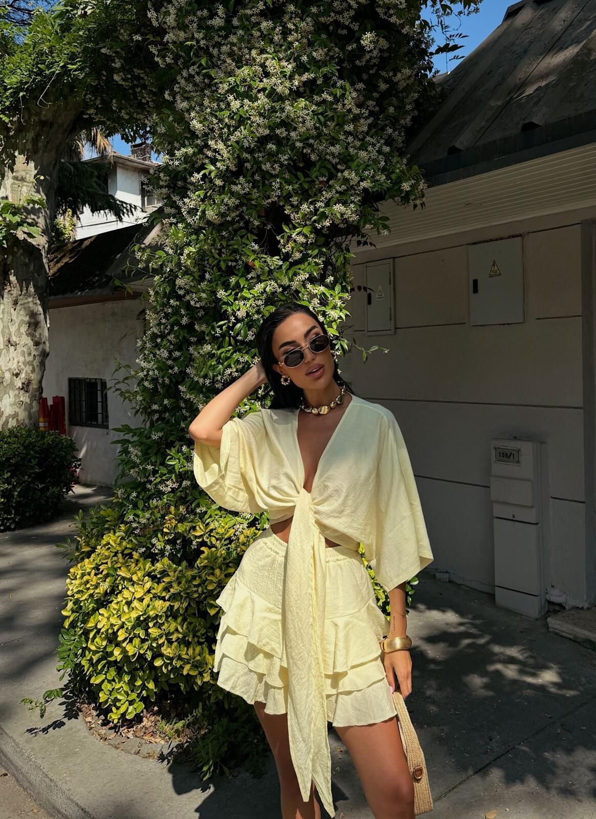 Şort Etek Kimono Takım