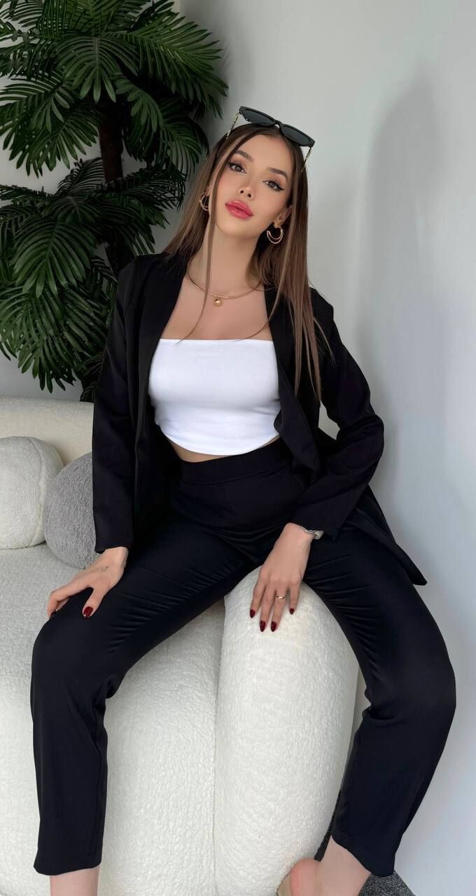 Pantalon Ceket Takım S - SİYAH