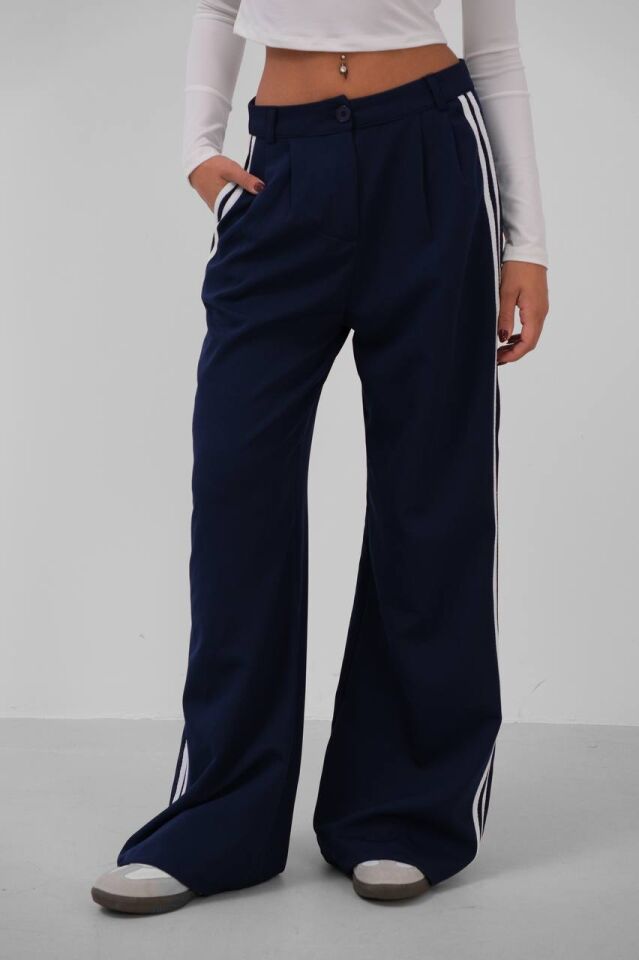 Biye Detay Düşük Bel Pantalon
