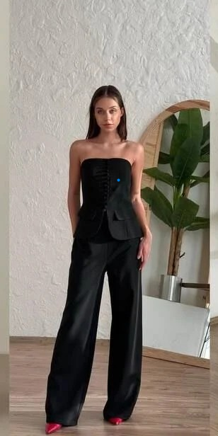 Pantalon Straples Üst Takım