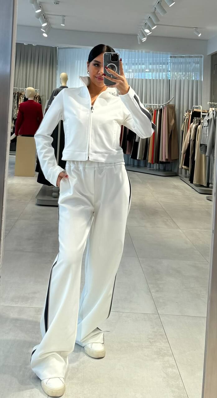 Beyaz Ceket Pantalon Takım