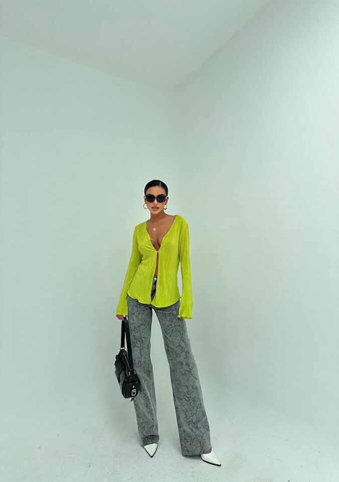 Flared Jean Piton Pantalon