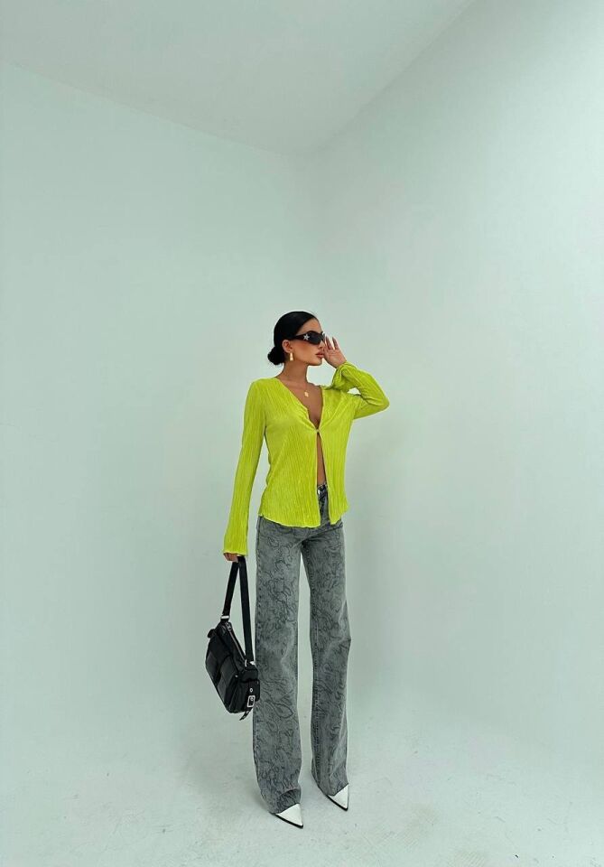 Flared Jean Piton Pantalon