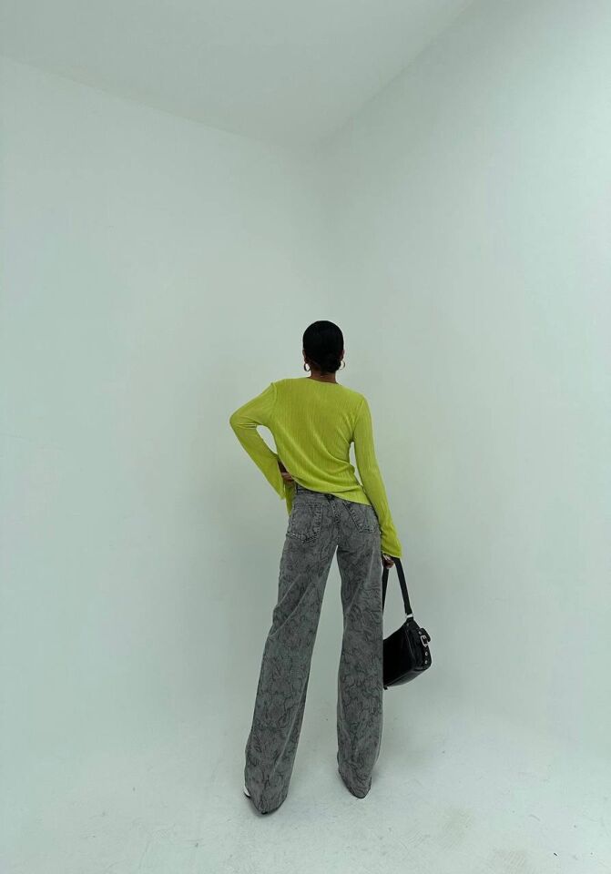 Flared Jean Piton Pantalon